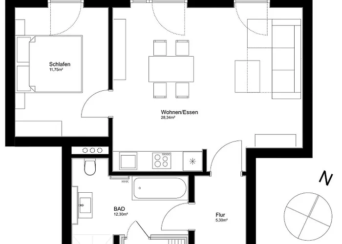 Sonnenweg 46/5 Fuer 2 Personen Mit Sauna Und Balkon. Diemelsee